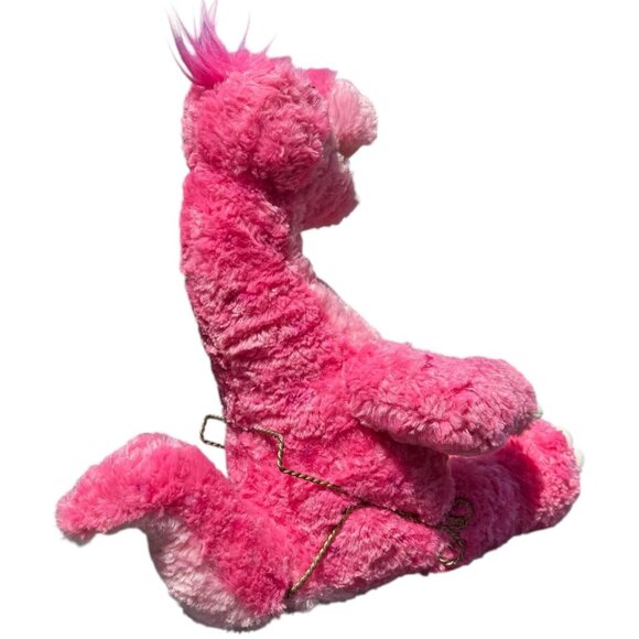 Sitting Build a Bear Pink Apatosaurus Dinosaur Plush 20in Stuffed Animal Toy - Picture 4 of 16